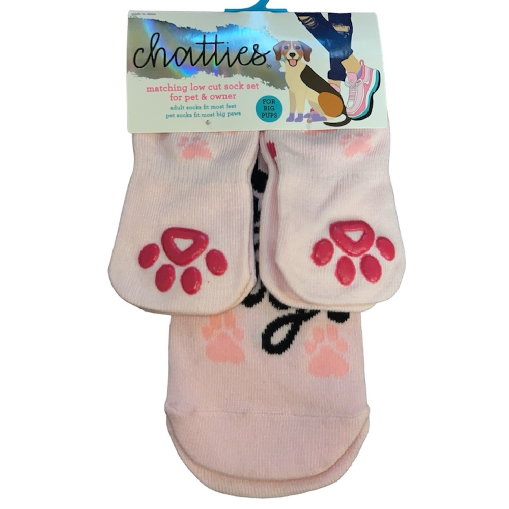 🐰 Chatties Big Pup Matching Pet Owner Socks 🐾💞